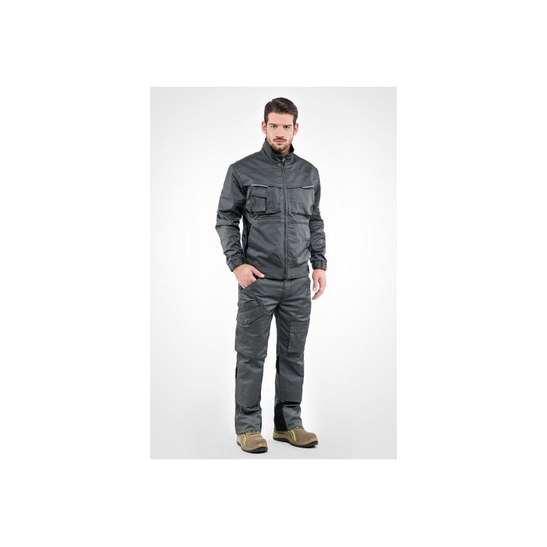 Pantalon de Travail Multipoches Stretch...