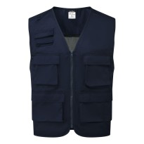Gilet de Travail Multipoches à Fermeture Zippée Complète Portwest C704