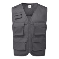 Gilet de Travail Multipoches à Fermeture Zippée Complète Portwest C704