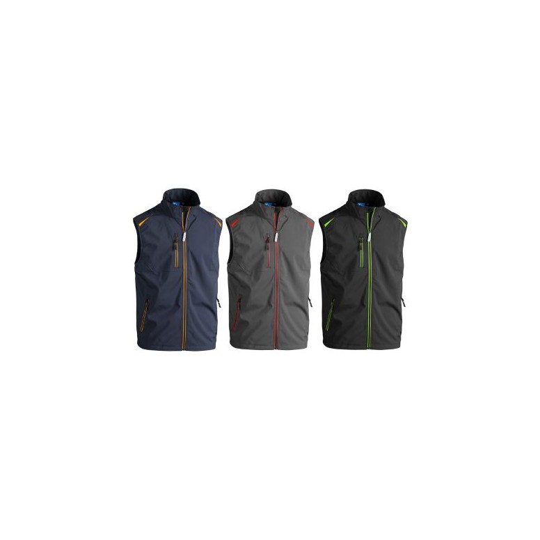 Gilet de Travail Multipoches Stretch Sottozero...