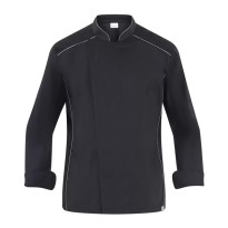 Tous Dehors - Veste de travail de cuisinier Giblor's Guido Q8G00672 taille L couleur noir