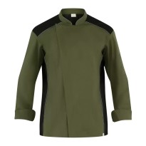 Tous Dehors - Veste de travail de cuisinier Giblor's Guido Q8G00672 taille L couleur noir