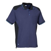 tous dehors- Polo de travail Cofra Tudela 100% Coton V620-0-03 taille 3xl couleur antrachite noir orange