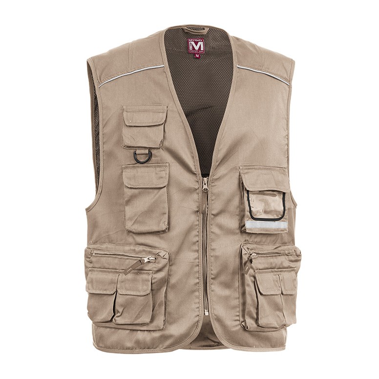 tous dehors Gilet de Travail Multipoches...
