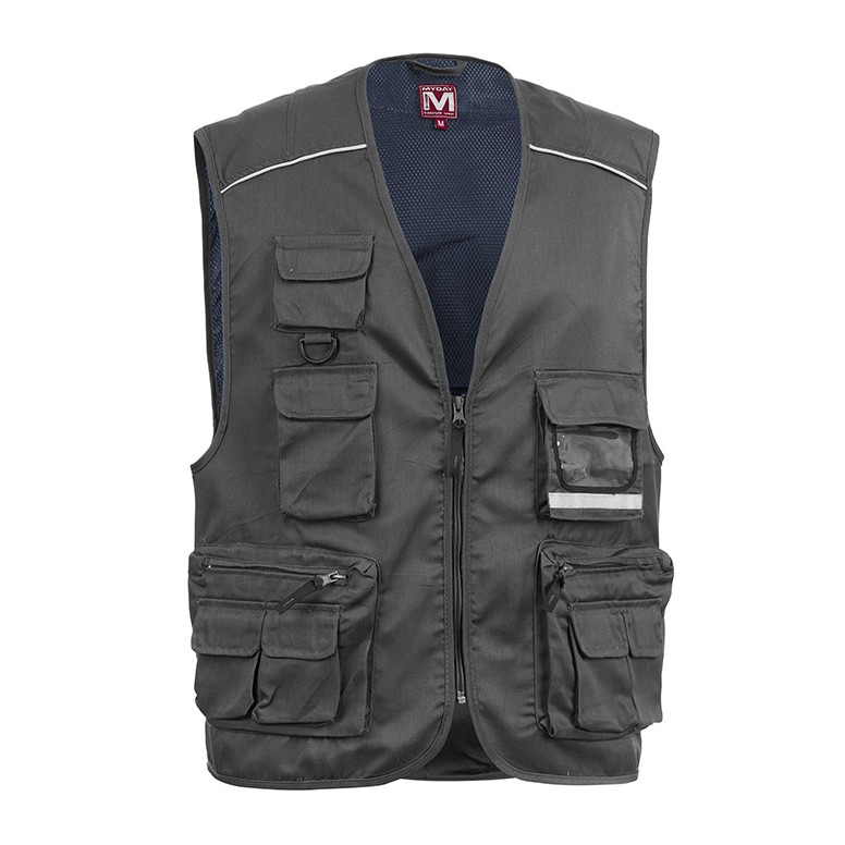 tous dehors Gilet de Travail Multipoches...