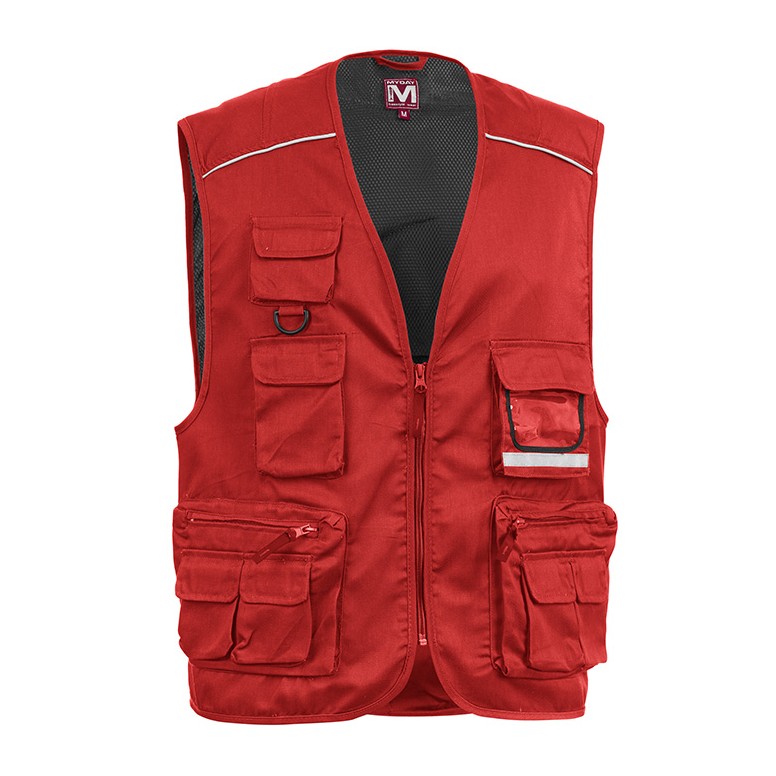 tous dehors Gilet de Travail Multipoches...