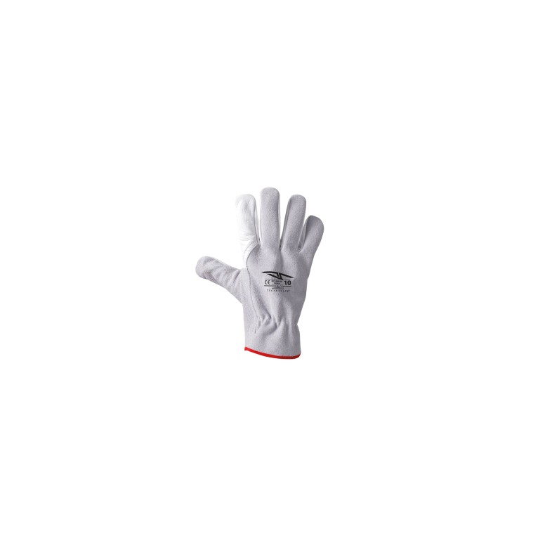 12 Pièces – Gants de travail en cuir fleur...