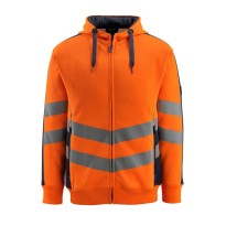 Sweat de Travail Haute Visibilité à Capuche et Fermeture Éclair Intégrale Corby Mascot 50138-932