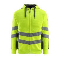 Sweat de Travail Haute Visibilité à Capuche et Fermeture Éclair Intégrale Corby Mascot 50138-932