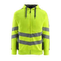 Sweat de Travail Haute Visibilité à Capuche et Fermeture Éclair Intégrale Corby Mascot 50138-932