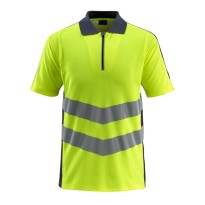 Polo de travail à demi-zip haute visibilité Murton Mascot 50130-933