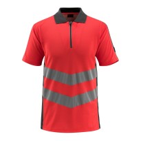 Polo de travail à demi-zip haute visibilité Murton Mascot 50130-933