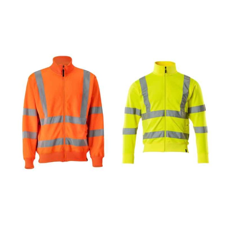 Sweat de Travail Haute Visibilité Zip Intégral...