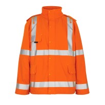 Veste de Travail Haute Visibilité Imperméable et Coupe-Vent Feldbach Mascot 50101-814