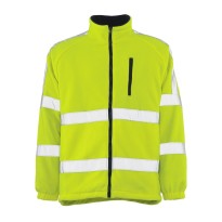 Veste de Travail en Polaire Haute Visibilité Multipoches Coupe-Vent Salzburg Mascot 05242-125