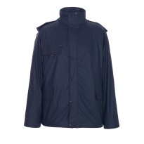 Veste de Travail Imperméable Multipoches Coupe-Vent...