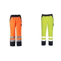 Pantalon de Travail Haute Visibilité Multipoches Imperméable Linz Mascot 07090-880