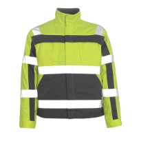 Veste de Travail Haute Visibilité Multipoches Imperméable Cameta Mascot 07109-470