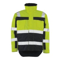 Veste de Travail Haute Visibilité Imperméable Multipoches Coupe-Vent Teresina Mascot 07223-880