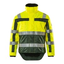 Veste de Travail Haute Visibilité Imperméable Multipoches Coupe-Vent Teresina Mascot 07223-880