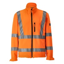Veste de Travail Haute Visibilité Multipoches Softshell Fermeture Complète Calgary Mascot 08005-159