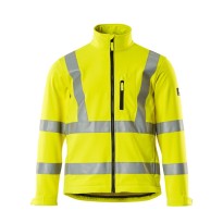 Veste de Travail Haute Visibilité Multipoches Softshell Fermeture Complète Calgary Mascot 08005-159