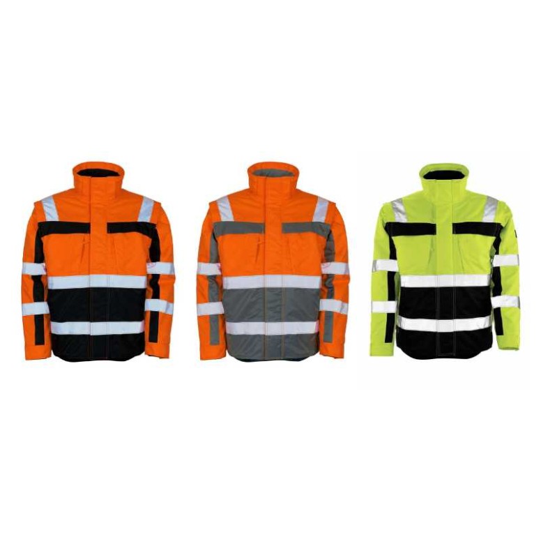 Veste de travail haute visibilité multipoches...
