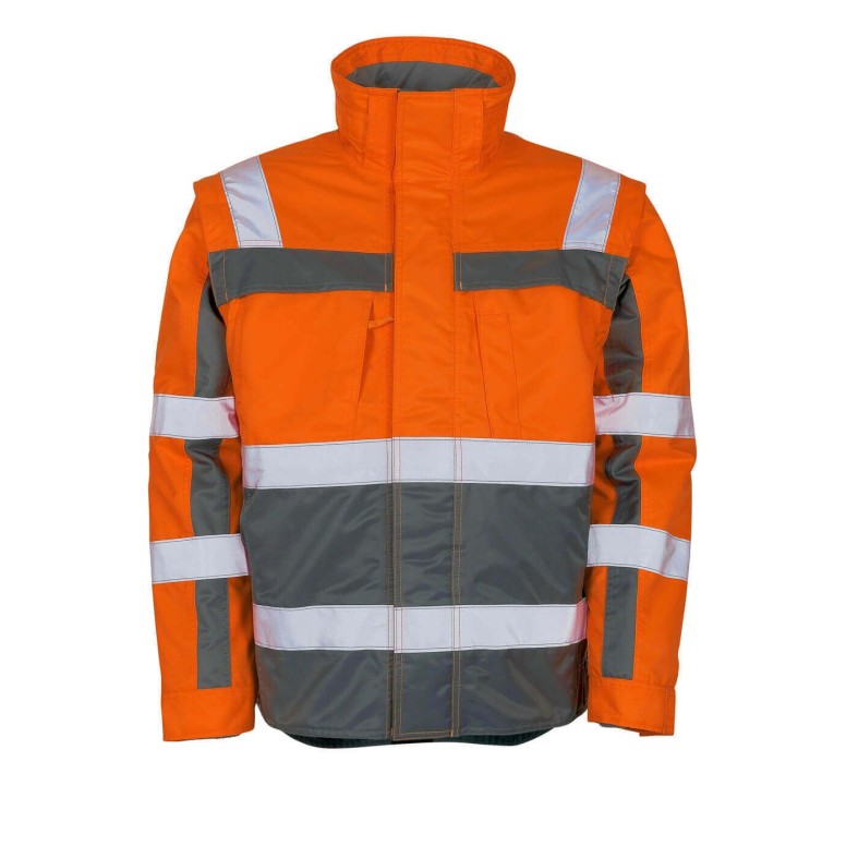 Veste de travail haute visibilité multipoches...