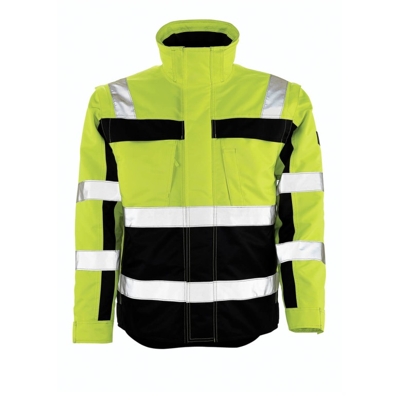 Veste de travail haute visibilité multipoches...
