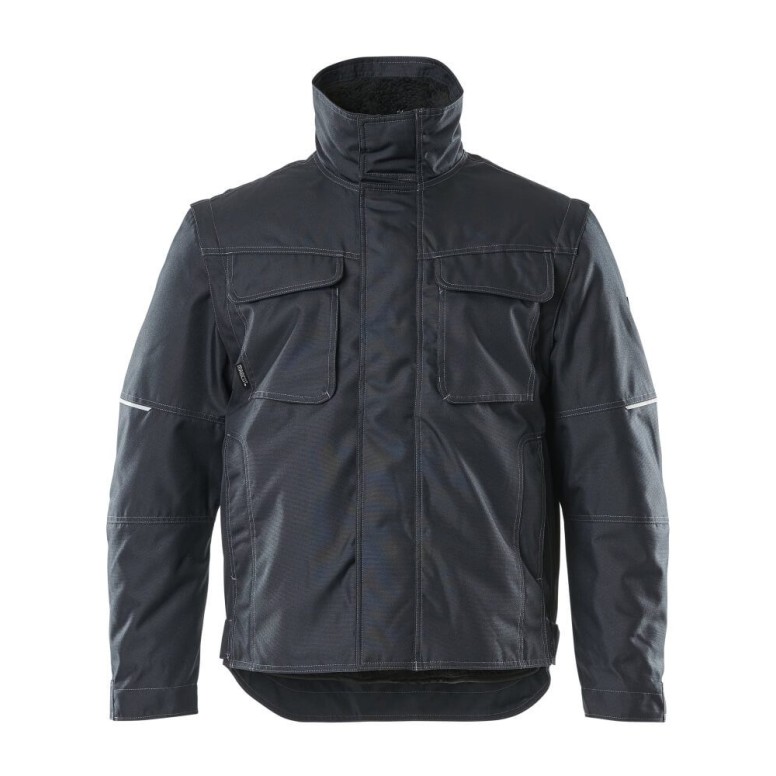 Veste de Travail Multipoches Coupe-Vent...