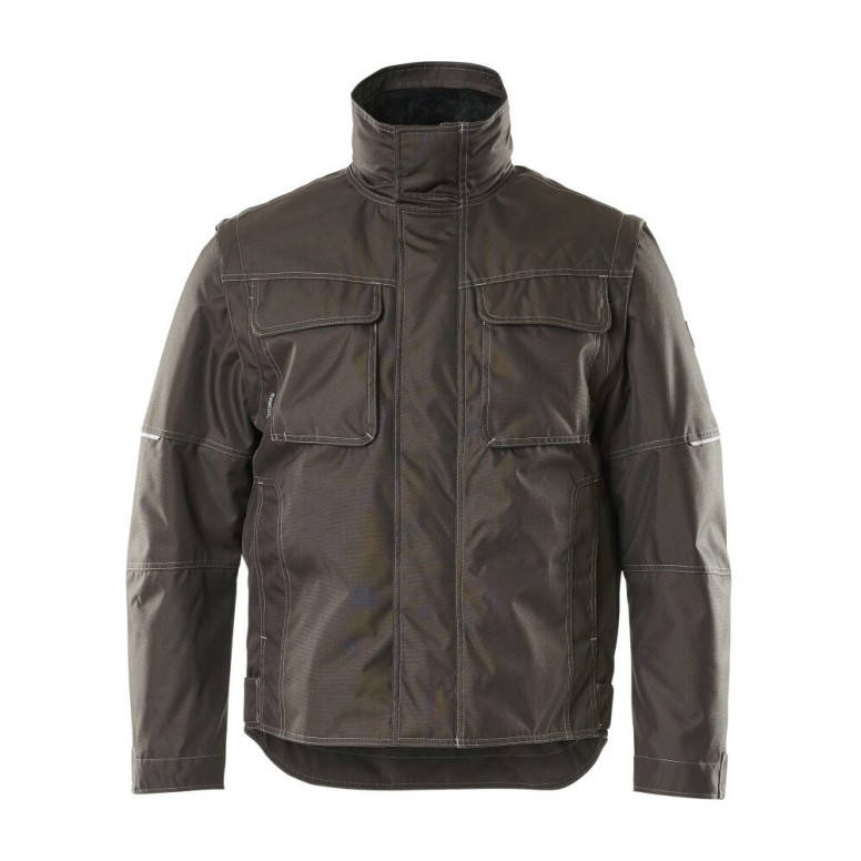Veste de Travail Multipoches Coupe-Vent...
