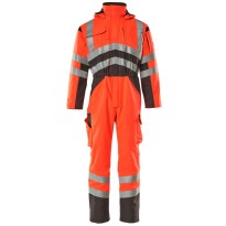 Combinaison de Travail Haute Visibilité Antivent Imperméable Multipoches Safara Mascot 11019-025