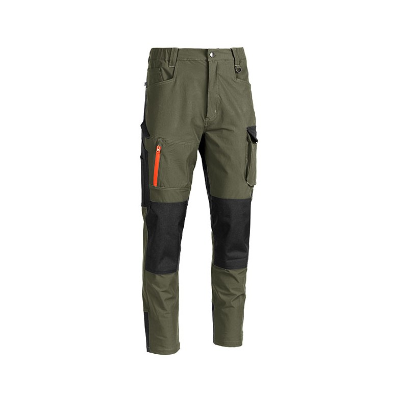 Pantalon de Travail Stretch Multipoches...