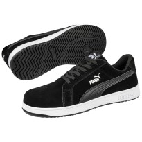 Chaussures de sécurité Puma Iconic Suede Black Low S1P FO HRO ESD SRC 640010