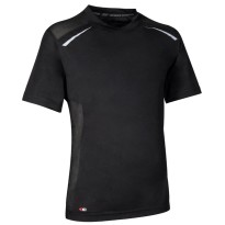 Tous dehors - T-shirt de travail Cofra Dunkerque V625-0-02 taille 2XL Couleur Noir/Jaune fluo