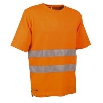 Tous dehors - T-shirt de travail haute visibilité Cofra View V118-0-00 taille M couleur Orange