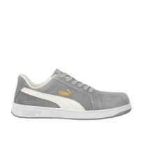 Chaussures de sécurité Puma Iconic Suede Grey Low S1P FO HRO ESD SRC 640030