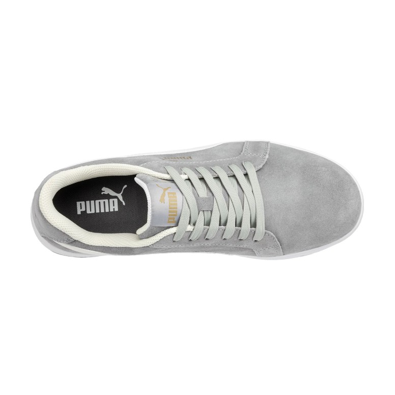 Chaussures de sécurité Puma Iconic Suede Grey...