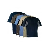 tous dehors - T-shirt de travail Cofra Caribbean 100 % polyester V085-0-00A taille L  couleur boue noir