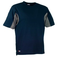 tous dehors - T-shirt de travail Cofra Caribbean 100 % polyester V085-0-00A taille L  couleur boue noir