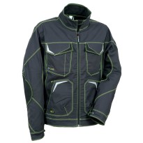 Tous dehors - Veste de travail extensible à poches multiples Cofra Abrantes V480-0-04 taille 52 couleur noir rouge