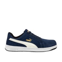 Chaussures de sécurité Puma Iconic Suede Navy Low S1P FO...