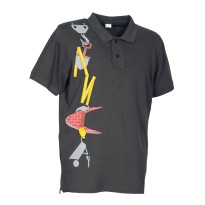 Tous dehors - Polo de travail Cofra Gamasa 100 % coton V473-0-04 Taille S couleur anthracite