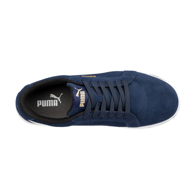 Chaussures de sécurité Puma Iconic Suede Navy...