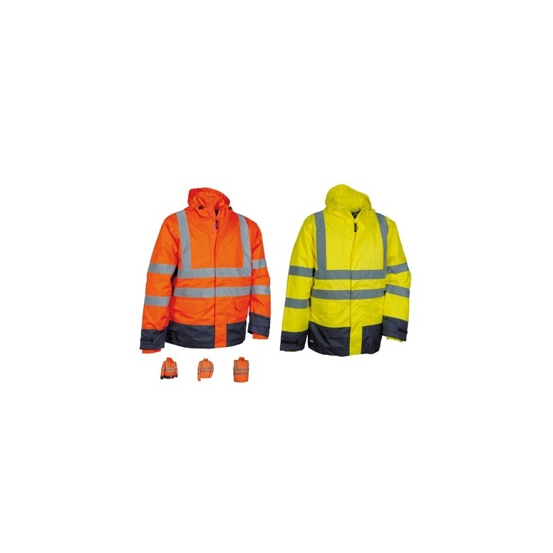 Tous dehors - Parka de travail haute visibilité...