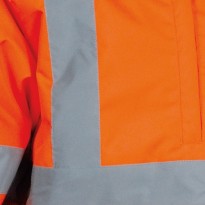 Tous dehors - Parka de travail haute visibilité Cofra Telsen V419-0-02 taille 3XL Couleur Orange Bleu Marine