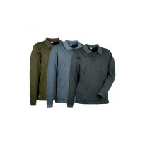 Tous dehors - Polo de travail Cofra Luxembourg 100 % coton Piquet V035-0-02 Taille XL couleur bleu marine ciel