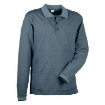 Tous dehors - Polo de travail Cofra Luxembourg 100 % coton Piquet V035-0-02 Taille XL couleur bleu marine ciel