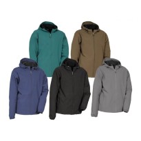 Tous Dehors - Veste de travail à capuche en Softshell extensible avec doublure en polaire Cofra Vannas V546-0-02 taille L boue