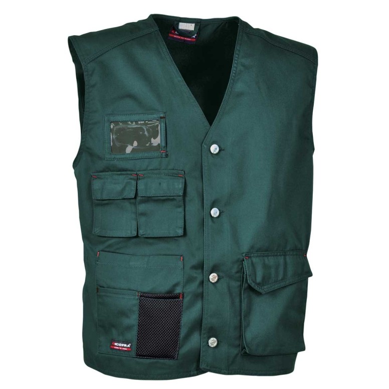 Tous dehors - Gilet de travail à poches...